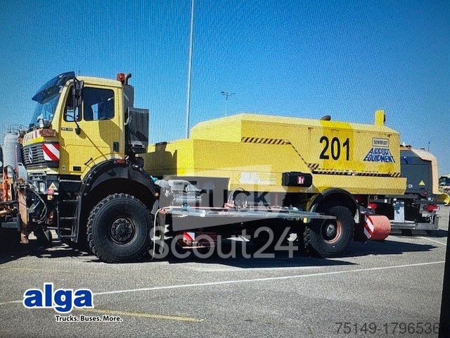 ⇒ MERCEDES-BENZ 1838 AK 4x4, Allrad, Kehrmaschine Schmidt