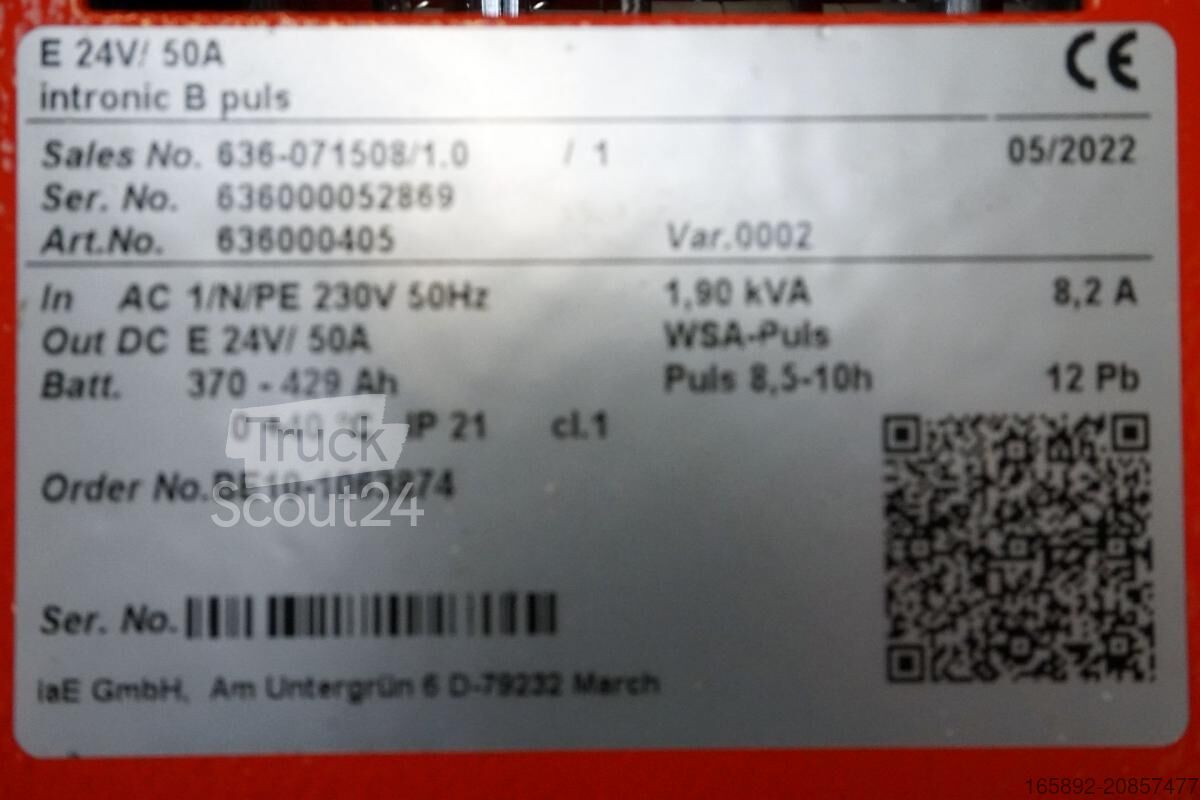 ⇒ INDUSTRIE AUTOMATION Intronic B puls E 24/50 - TruckScout24.com
