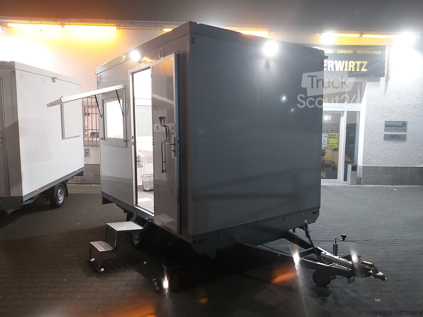 ▷ Other mobiles Büro Pausenraum Überwachung mit Toilette Isoliert Heizung  Klima Licht Teeküche verfügbar gebraucht kaufen bei TruckScout24