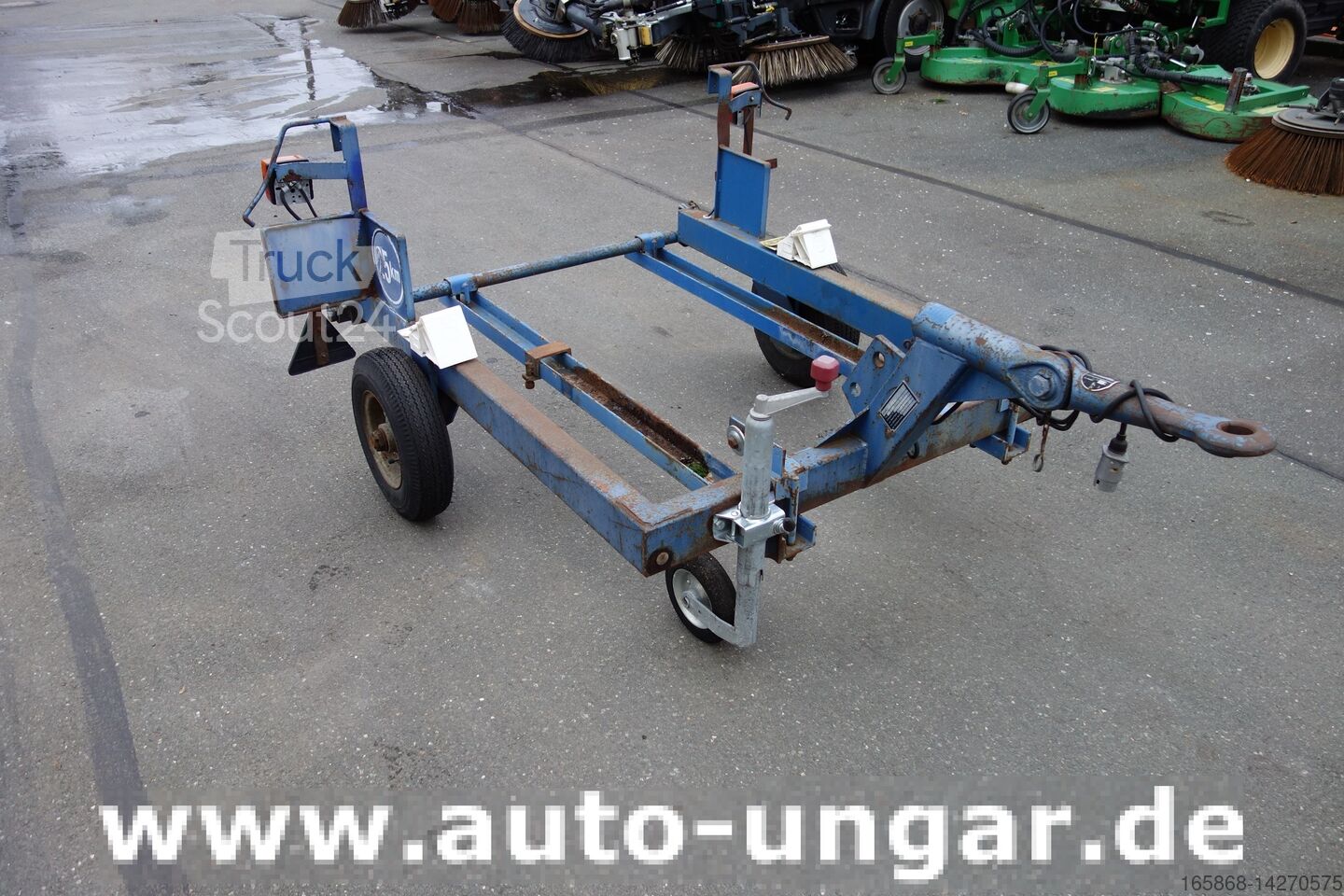 ⇒ Web Trailers Weber A201 landwirtschaftlicher Anhänger 25km/h Trailer ...