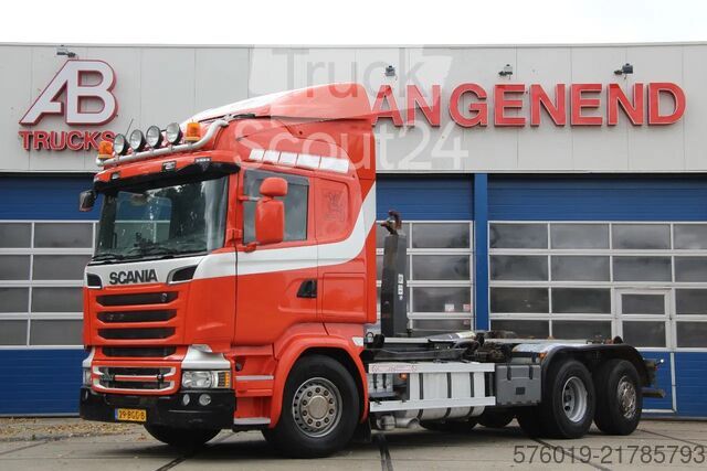 ⇒ Scania R520 R520 V8 - AUTOMATIC - Hook loader 25T - 60 ...