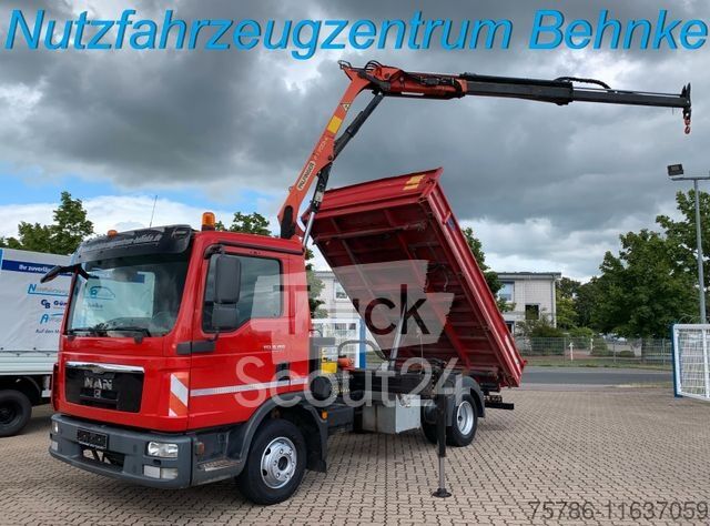 MAN TGL 8.180 BB Meiller/ PK 7001/5+6 Kreis/ 2xAHK buy used - Offer on  TruckScout24