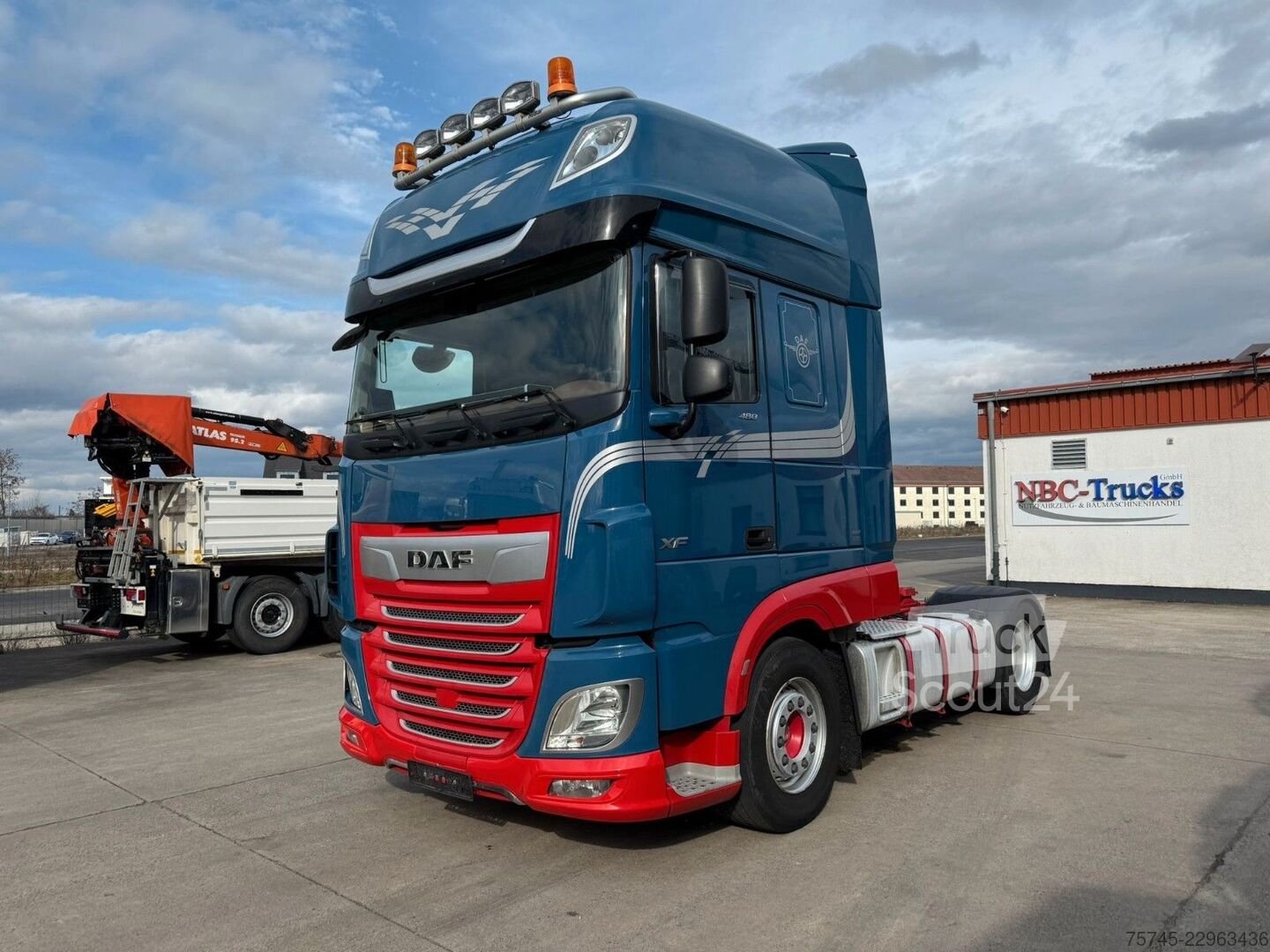 🏷️ DAF XF 480*RETARDER*STANDKLIMA*LEDER*SUPER SPACE CAP for sale