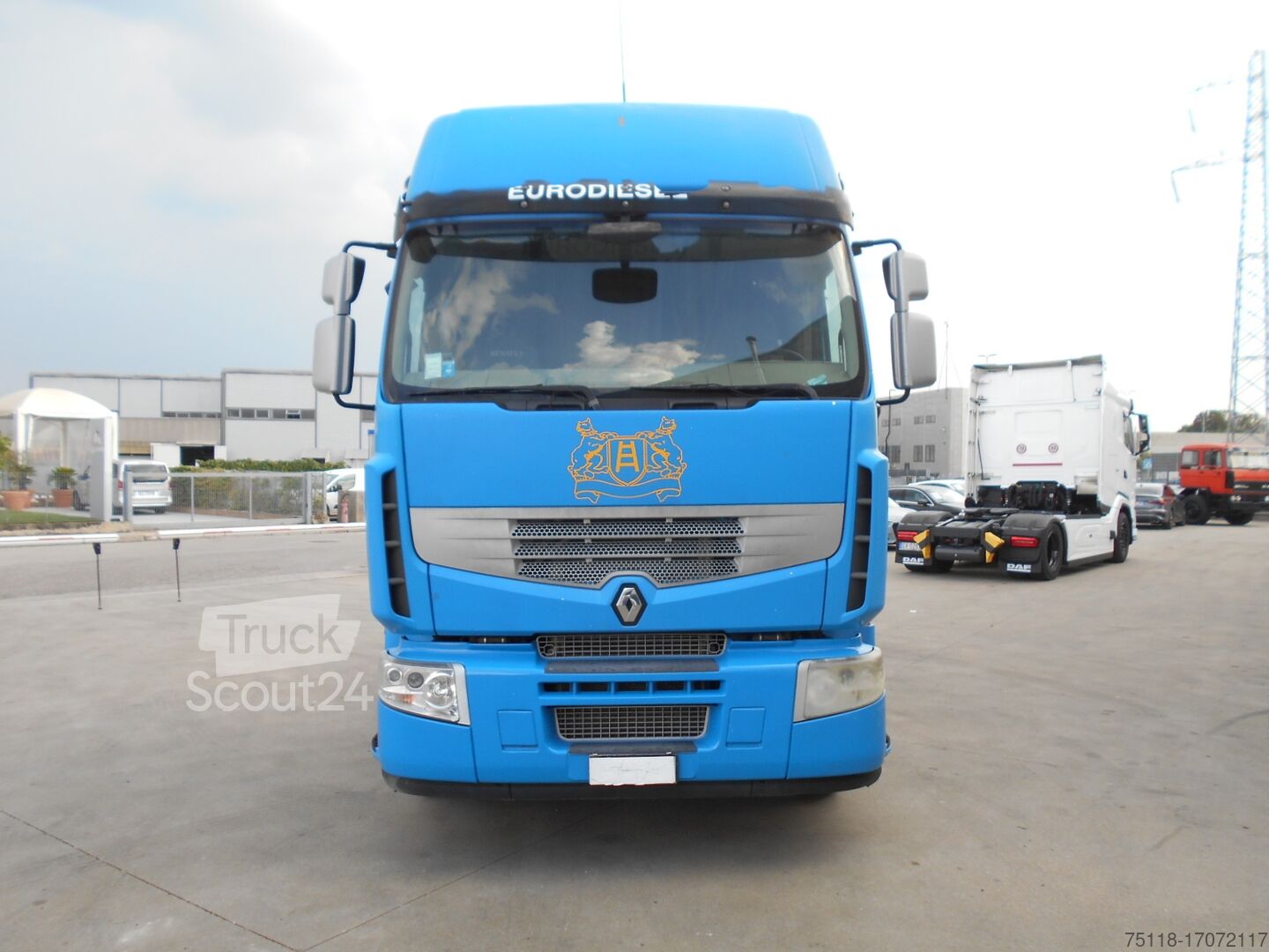Eligor 1/43 - Renault Premium DXI Semi-remorque Tautliner Lemonnier - Bleu/blanc - Occasion