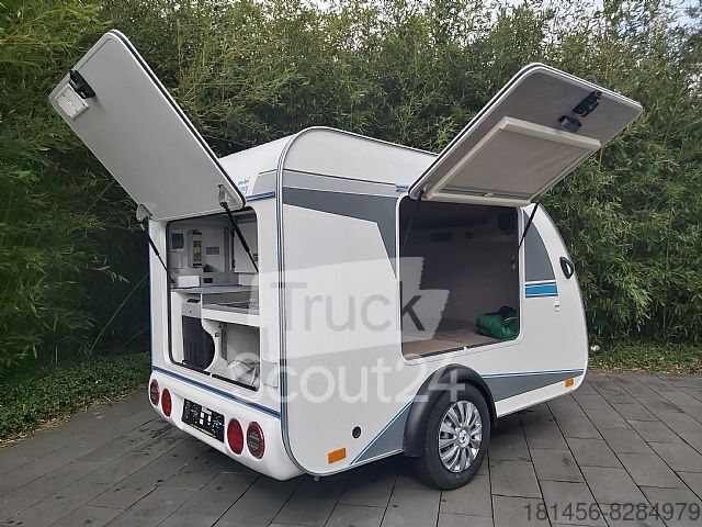 ▷ trailershop Mini Caravan Camper Schlafwagen mit Küche gebraucht kaufen  bei TruckScout24