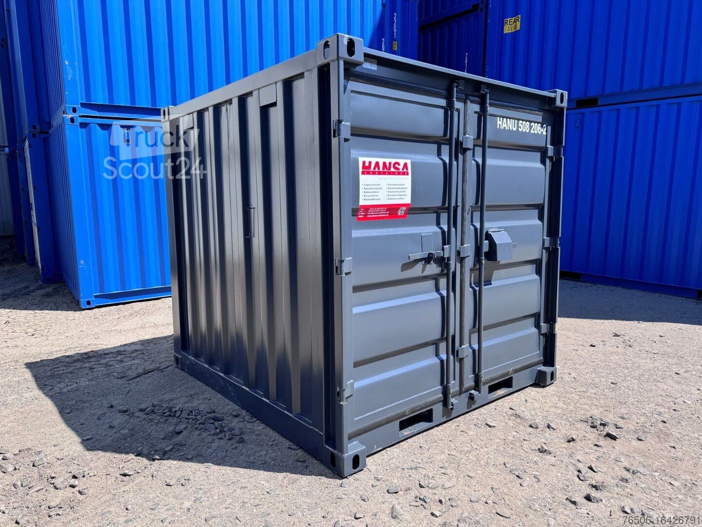 ⇒ 8ft 8Fuß Lagercontainer NEU RAL7016 - TruckScout24.ro 🏷️