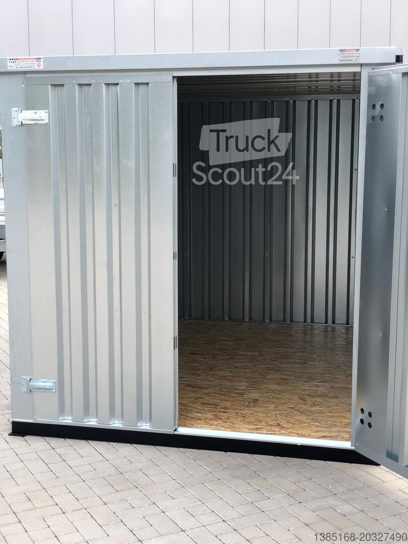4m Schnellbaucontainer- Materialcontainer Mit Doppelflügeltür Und Kranösen In Mühlhausen