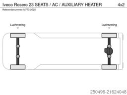 Iveco Rosero 23 SEATS / AC / AUXILIARY HEATER