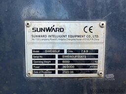 Sunward SWE 60 UF KUBOTA ENGINE - 6 TONS - 2022 - 793H ...