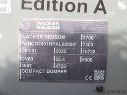 WACKER NEUSON DV60 | DUAL VIEW | ROTATING | AIRCO | CENTRAL LUBE