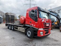 IVECO AS320S50 Baumaschinentransporter hydr. Rampe