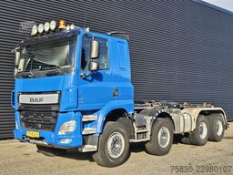 DAF CF 460 8x4 / HIAB HOOKLIFT / RETARDER / SPRING ...