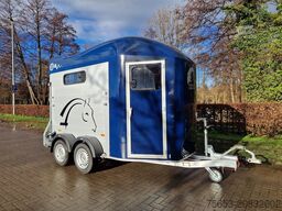 Cheval Liberté 2er Pferde Trailer Gold 3 premium blau Sattelkammer