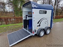 Cheval Liberté 2er Pferde Trailer Gold 3 premium blau Sattelkammer