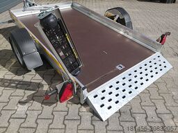 wm meyer Senklift Anhänger absenken befahrbar