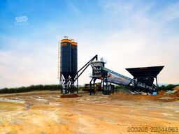 FABO mobile concrete mixing plants 120 m³/h Mobile Concrete Mixing Plant