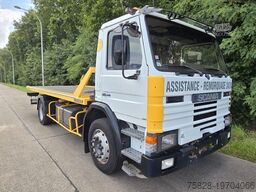 SCANIA mit Schiebeplateau Fiault + 2x Seilwinde