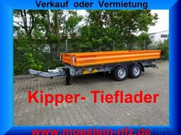Möslein TTD11 Orange  neuer Tandem 3- Seitenkipper Tieflader-- Neufahrzeug --