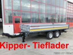 Möslein TTD11 Orange  neuer Tandem 3- Seitenkipper Tieflader-- Neufahrzeug --