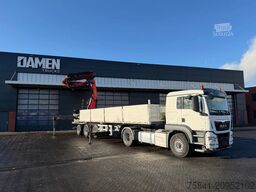MAN TGS 18.480 4x4 + DEOM Oplegger met PALFINGER PK...