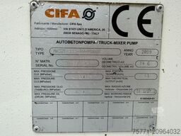 Mercedes-Benz AROCS 4143 8x4 EURO6 POMPOGRUSZKA CIFA MK 32L