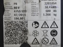 FRABAT 80 Volt 4 PzS 500 Ah