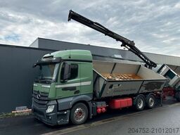 MERCEDES-BENZ 2545 6x2 Euro6 2-Seiten-Kipper ATLAS 145 KRAN