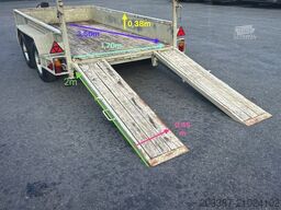 BLOMENRÖHR Tieflader / Tandemanhänger / FE1377