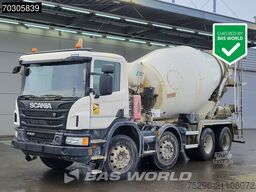 Scania P410 8X4 9m3 Stetter mixer Steel suspension Aut...