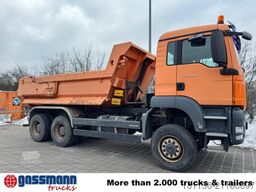 MAN TGS 33.440 6x6 BB, Stahlmulde ca. 10m³, hydr.