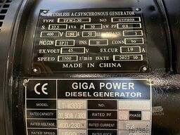 Giga power LT-W30GF 37.5 kVA Open generator