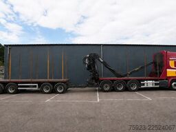 Scania R 580 V8 8X4 LOGTRANSPORT COMBI WITH KESLA 2112...