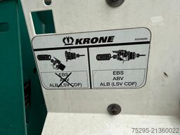 Krone 3 Achs MEGA Staplerhalter !Achsschaden! SAF Lift