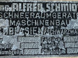 Schmidt F3 Schneepflug Räumbreite 260 cm