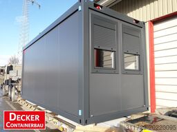 Decker Containerbau Bürocontainer 20ft, Staplertaschen