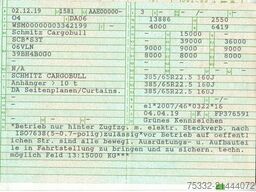 Schmitz Cargobull 3 achs Tautl 385/65 UNFALL Portal 2xLift