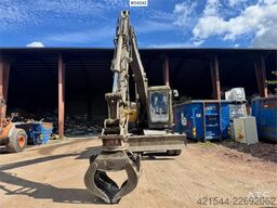 Volvo EW160E Wheeled Excavator w/ Elevating Cab and Grap