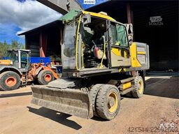 Volvo EW160E Wheeled Excavator w/ Elevating Cab and Grap