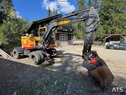 Åkerman H3M Wheeled Excavator – Tiltrotator and Bucket