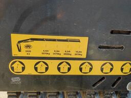 HMF Hermeler Maschinenbau 2420-K3 laadkraan loader crane Radio Remote con...