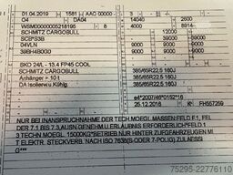 Schmitz Cargobull 3 Achs Tiefkühl 2x Liftachse ALCOA 7.065h TÜV