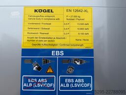 Kögel 3 Achs Standard Lift  BPW XL+ Getränke ab KW 42