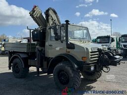 Unimog U5000 4x4 Atlas Kran 165.2E 16,5m Höhe + Winde
