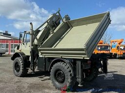 Unimog U5000 4x4 Atlas Kran 165.2E 16,5m Höhe + Winde