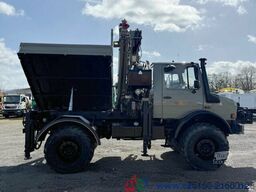Unimog U5000 4x4 Atlas Kran 165.2E 16,5m Höhe + Winde