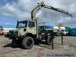 Unimog U5000 4x4 Atlas Kran 165.2E 16,5m Höhe + Winde