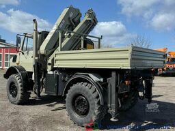 Unimog U5000 4x4 Atlas Kran 165.2E 16,5m Höhe + Winde