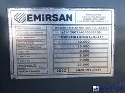 Emirsan Tipper trailer steel 46 m3