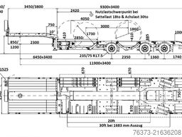Faymonville MAX Trailer 3-A-Tele-Semi-Radmul.-Rampen