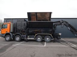 Mercedes-Benz ACTROS 4144 8X4 RSP 10M3 SAUGBAGGER SUCTION VACUUM